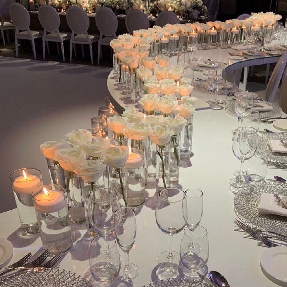 240 Large Floating Candle Vases